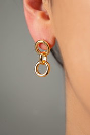 Heliophilia Silver Pendientes de Metal Multicolor CKP9073